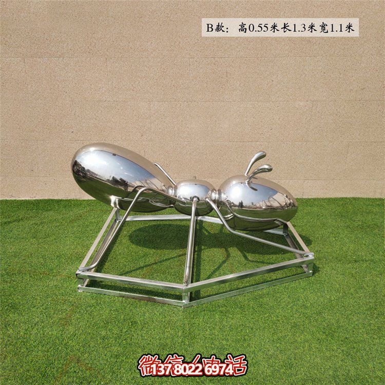 不銹鋼螞蟻雕塑，讓你的小區(qū)、公園、草坪更具特色