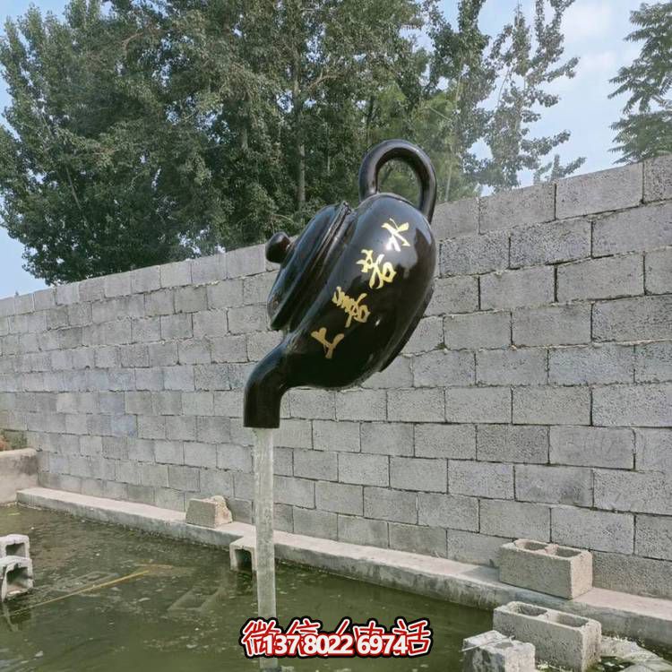 玻璃鋼懸空流水?dāng)[件，室外裝飾藝術(shù)精品