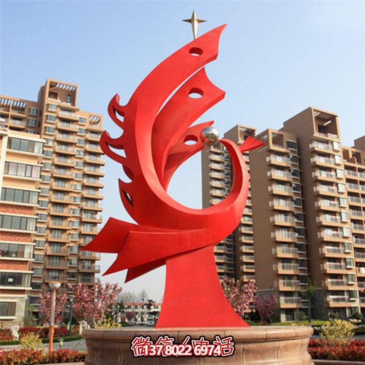 不銹鋼景觀標志，美化別墅小區(qū)