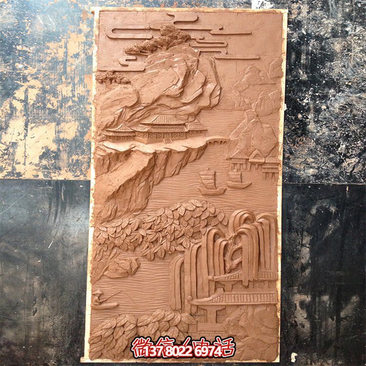 中式大理石浮雕壁畫雕塑，為景區(qū)園林室外擺放而制
