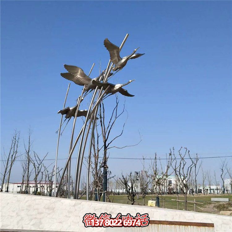 廣場(chǎng)戶(hù)外園林景觀仙鶴雕塑